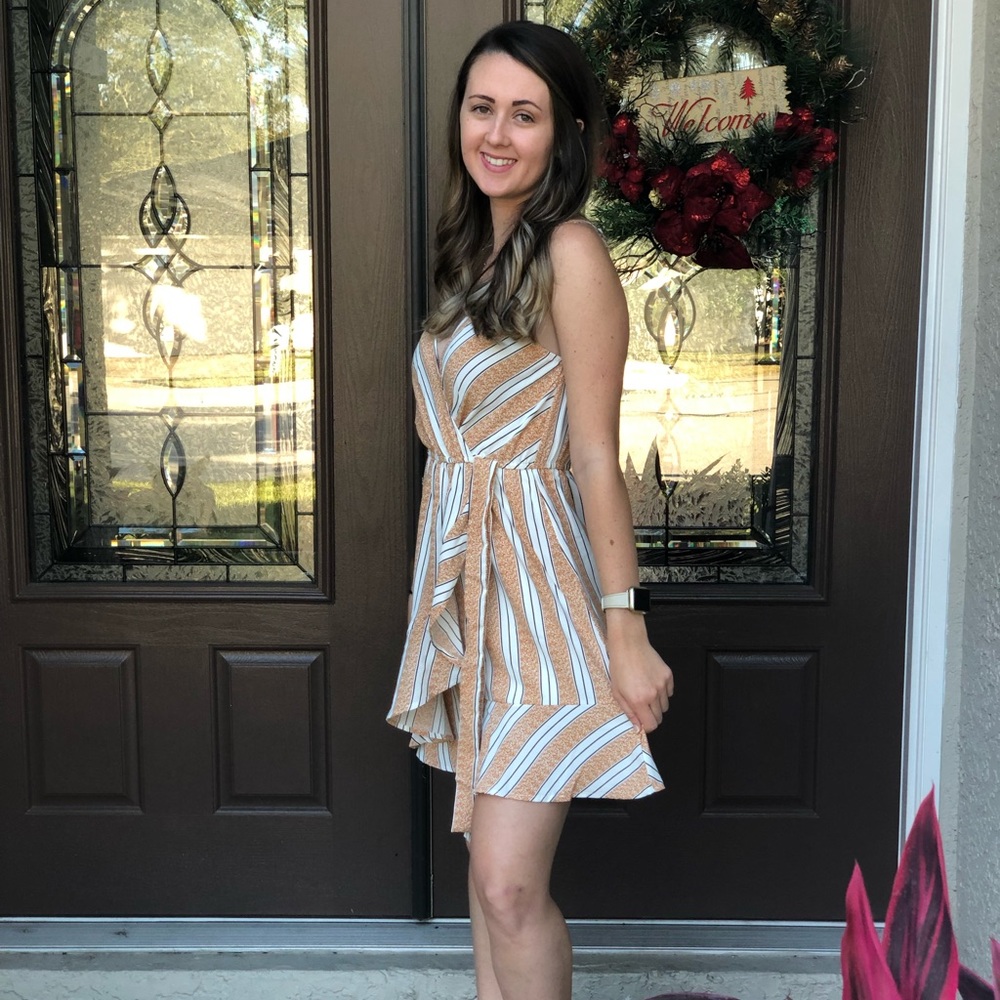 Stripped dress NWT
